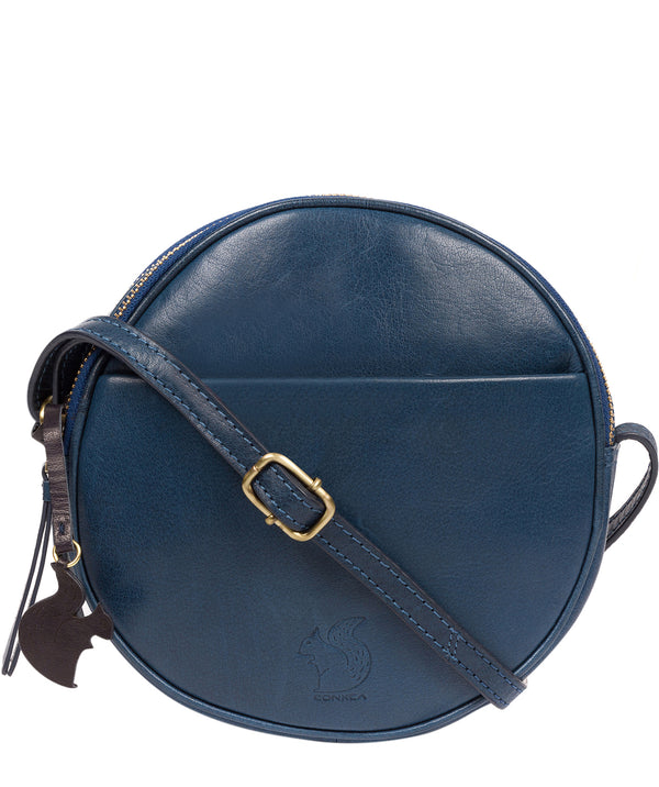 'Rolla' Snorkel Blue Leather Cross Body Bag image 1