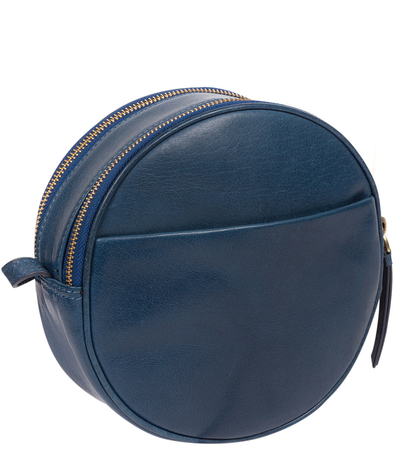'Rolla' Snorkel Blue Leather Cross Body Bag image 3