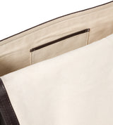 'Zico' Dark Brown Leather Messenger Bag