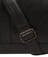 'Rivellino' Black Leather Holdall image 6