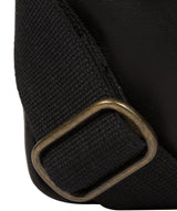 'Jairizinho' Black Leather Cross Body Bag image 6