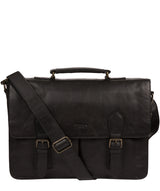 'Scolari' Black Leather Briefcase image 1