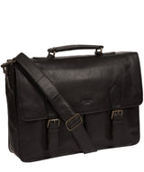 'Scolari' Black Leather Briefcase image 5