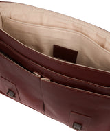 'Scolari' Conker Brown Leather Briefcase