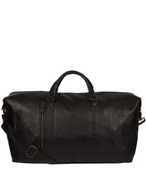 'Gerson' Black Leather Holdall image 1