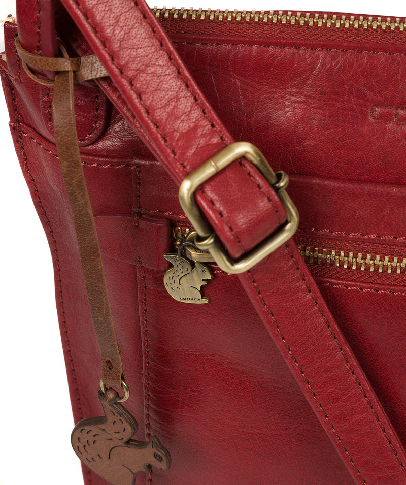 'Rego' Chilli Pepper Leather Cross Body Bag image 6