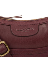'Tamara' Plum Leather Cross Body Bag image 6