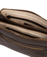 'Drew' Sate Leather Cross Body Bag