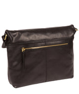 'Marina' Black Leather Shoulder Bag Pure Luxuries London