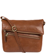 'Marina' Conker Brown Leather Shoulder Bag image 1