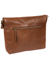 'Marina' Conker Brown Leather Shoulder Bag image 3