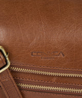 'Marina' Conker Brown Leather Shoulder Bag image 5