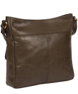 'Bon' Olive Leather Cross Body Bag image 4