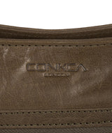 'Bon' Olive Leather Cross Body Bag image 6