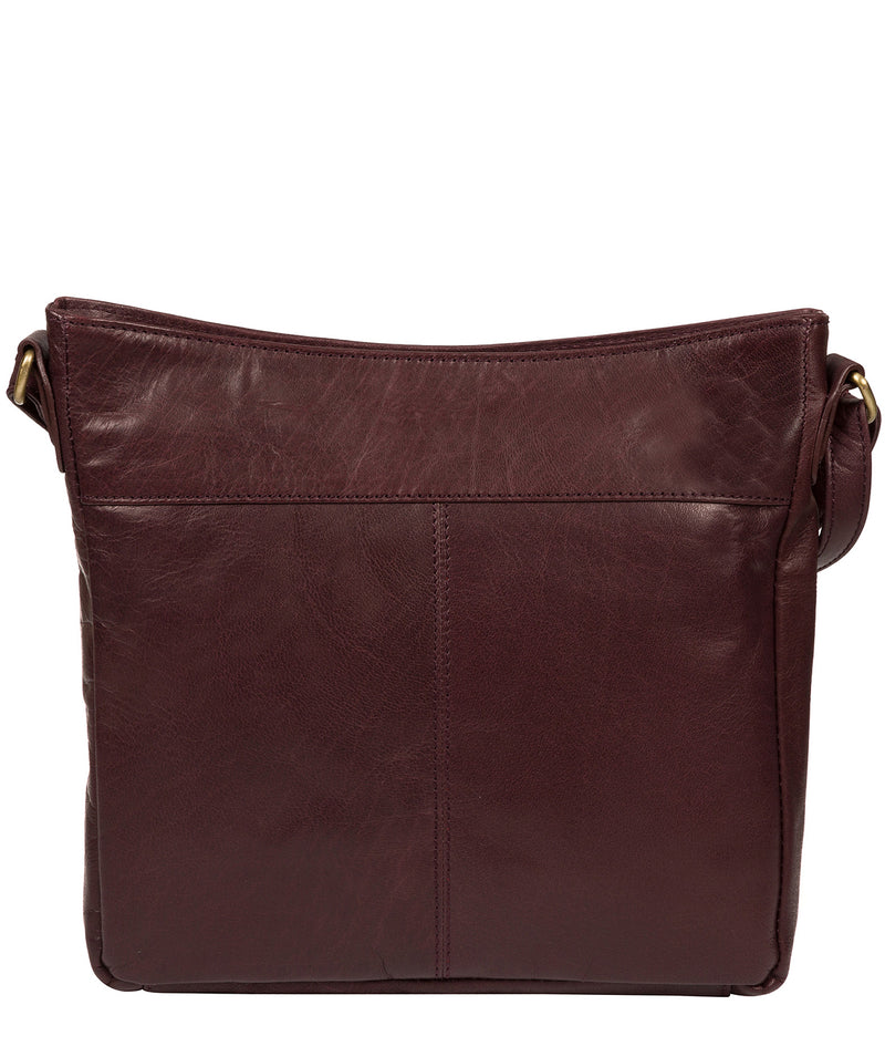 'Bon' Plum Leather Cross Body Bag image 3