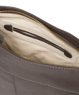 'Bon' Slate Leather Cross Body Bag