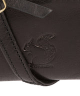 'Carrilo' Black Leather Cross Body Bag image 5