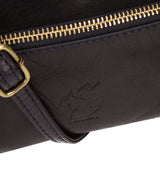 'Carrilo' Navy Leather Cross Body Bag image 6