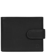 'Kinver' Black Leather Bi-Fold Wallet Pure Luxuries London