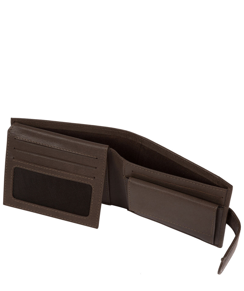 'Kinver' Dark Brown Leather Bi-Fold Wallet image 4