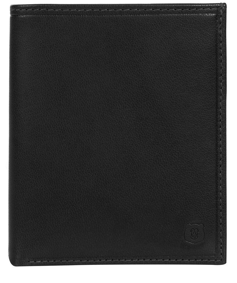 'Rorik' Black Leather Bi-Fold Wallet image 1