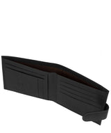 'Rorik' Black Leather Bi-Fold Wallet image 3