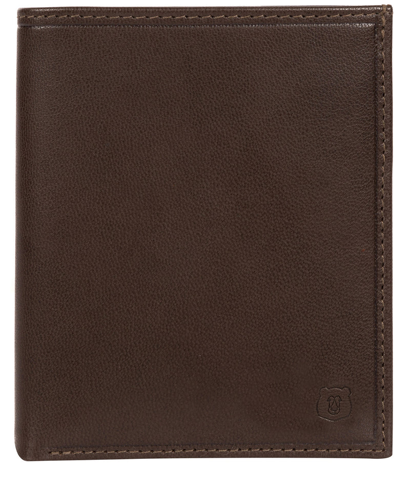 'Rorik' Dark Brown Leather Bi-Fold Wallet image 1