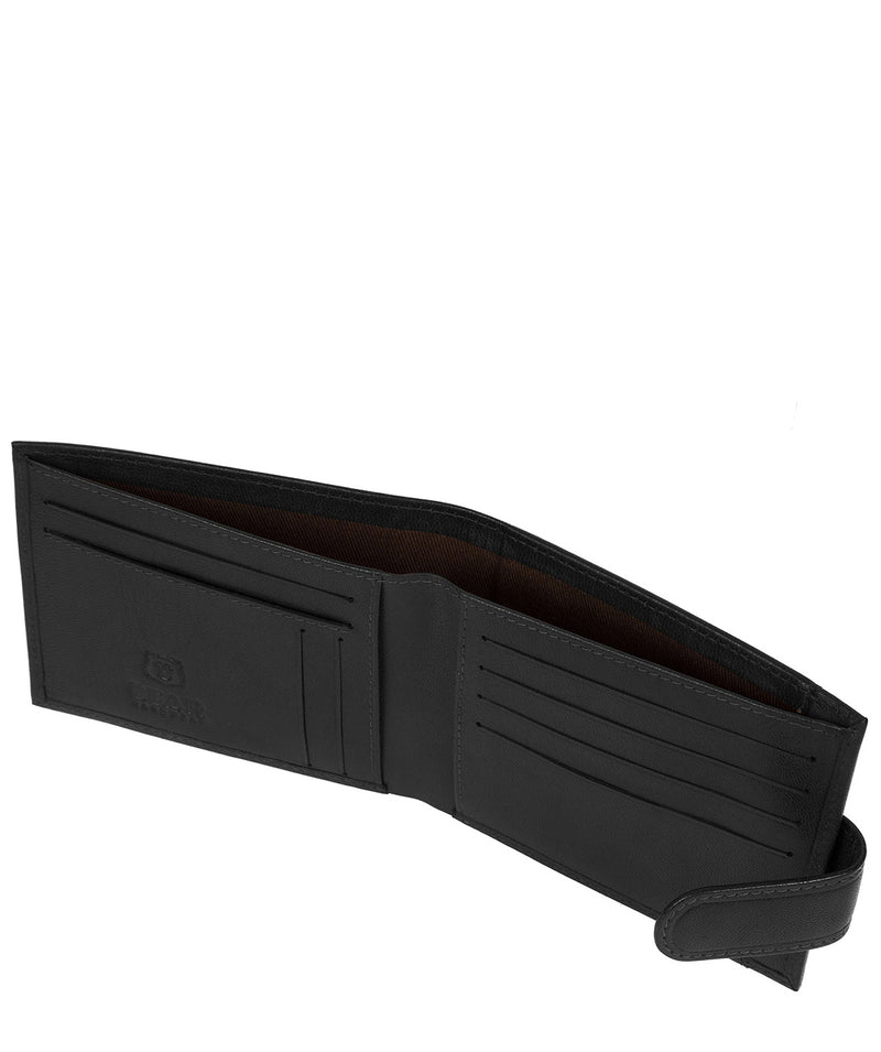 'Olov' Black Leather Bi-Fold Wallet image 3