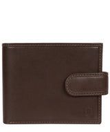 'Olov' Dark Brown Leather Bi-Fold Wallet image 1