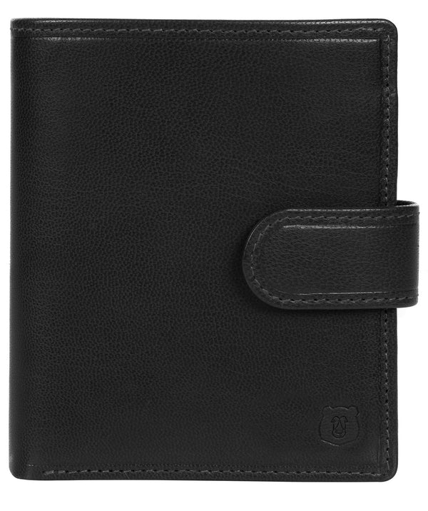 'Bartram' Black Leather Bi-Fold Wallet image 1