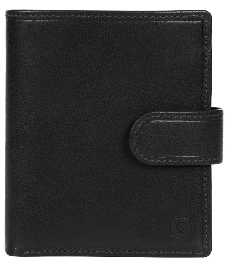 'Bartram' Black Leather Bi-Fold Wallet image 1