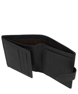 'Bartram' Black Leather Bi-Fold Wallet image 3