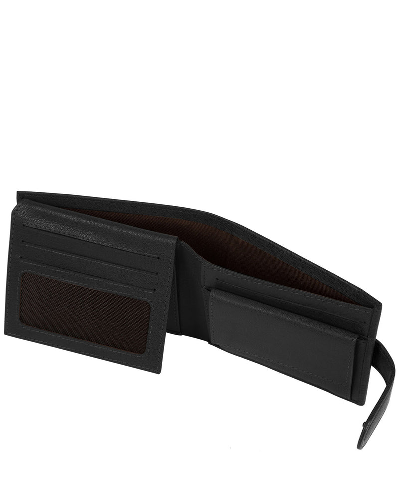 'Arden' Black Leather Bi-Fold Wallet Pure Luxuries London