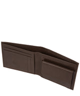 'Vidar' Dark Brown Leather Bi-Fold Wallet image 3