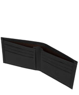 'Svanhild' Black Leather Bi-Fold Wallet image 3