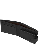 'Odinn' Black Leather Bi-Fold Wallet image 3