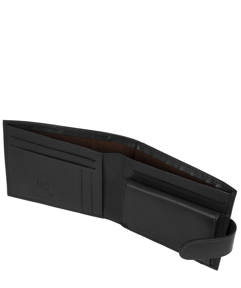 'Odinn' Black Leather Bi-Fold Wallet image 3
