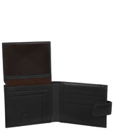 'Orvar' Black Leather Bi-Fold Wallet image 3