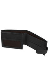 'Orvar' Black Leather Bi-Fold Wallet image 4