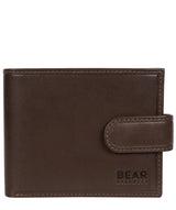 'Borge' Dark Brown Leather Bi-Fold Wallet image 1