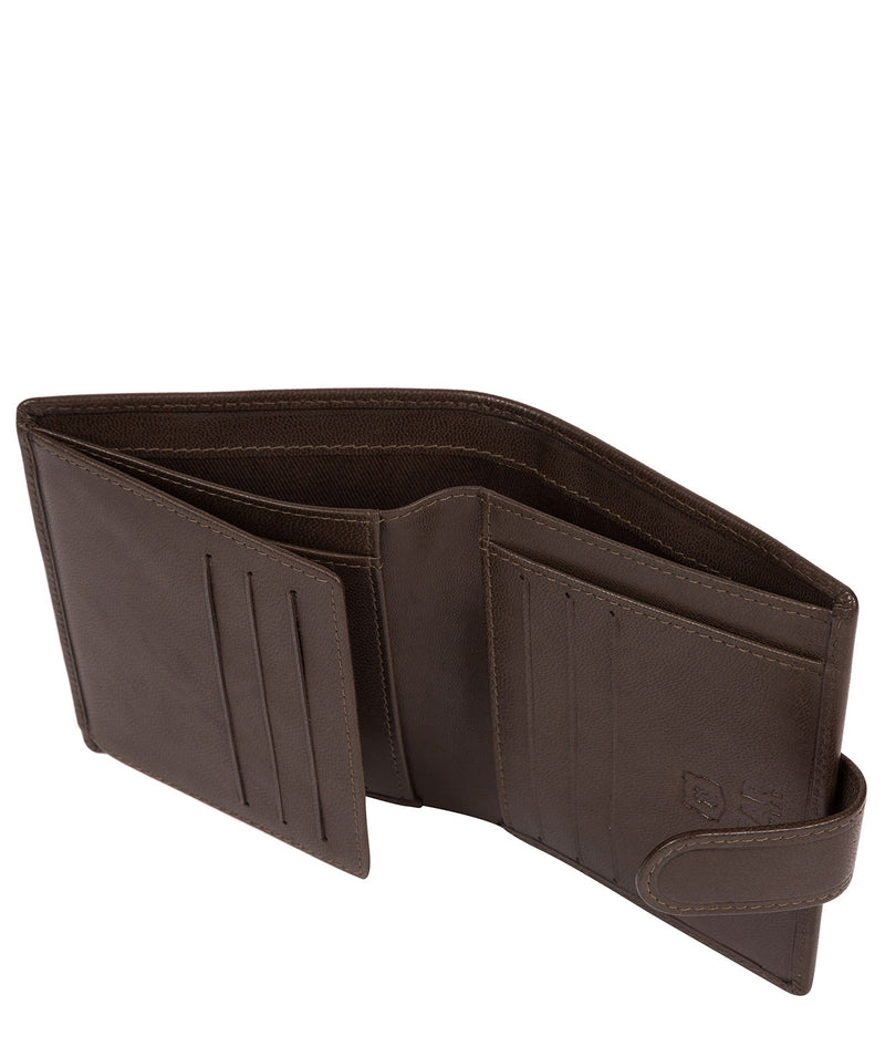 'Nilsson' Dark Brown Leather Bi-Fold Wallet image 3