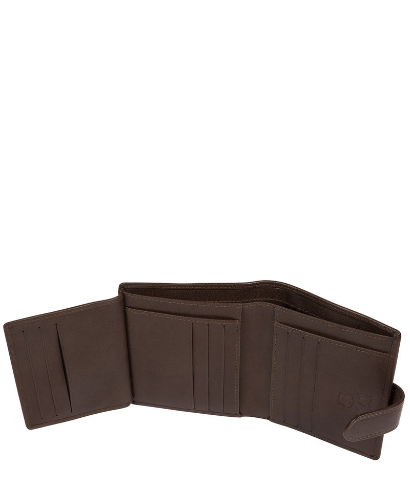 'Nilsson' Dark Brown Leather Bi-Fold Wallet image 4