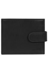 'Mortmer' Black Leather Bi-Fold Wallet image 1