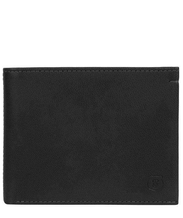 'Mercia' Black Leather Bi-Fold Wallet image 1