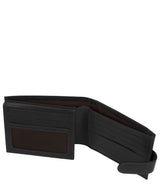 'Sigurd' Black Leather Bi-Fold Wallet image 4