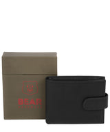 'Sigurd' Black Leather Bi-Fold Wallet image 5