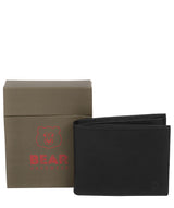 'Njord' Black Leather Bi-Fold Wallet image 5