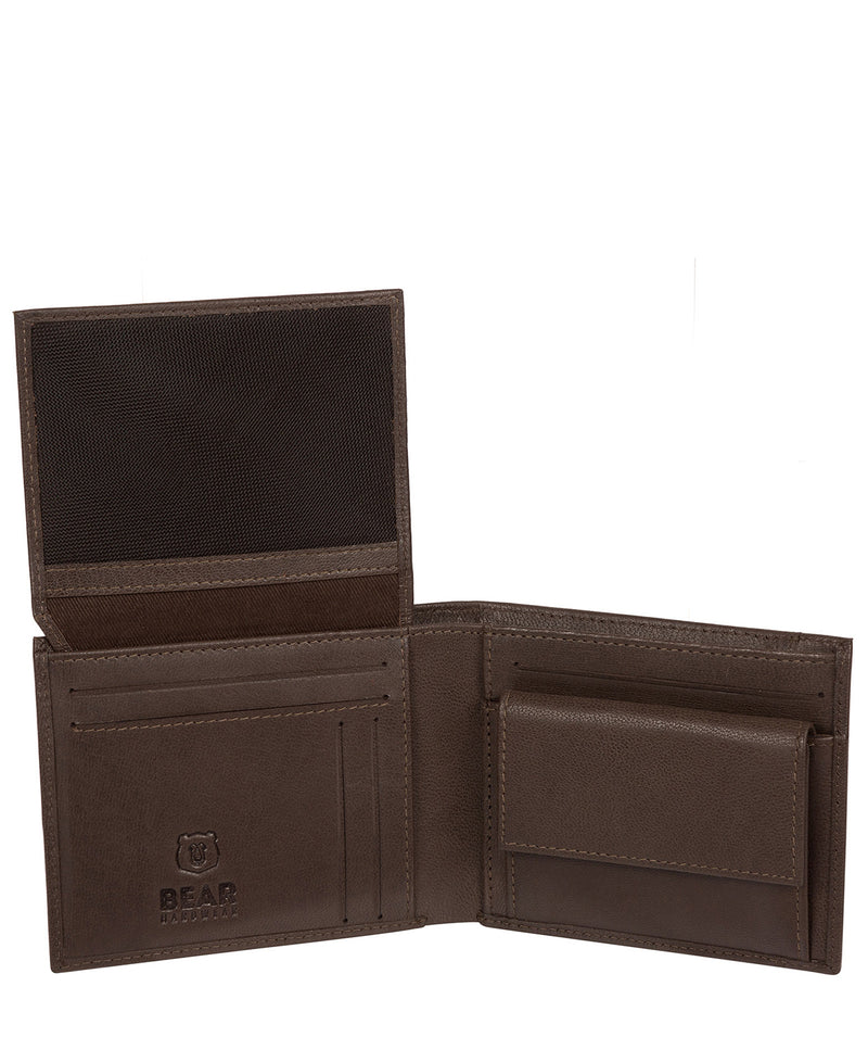 'Njord' Dark Brown Leather Bi-Fold Wallet image 3