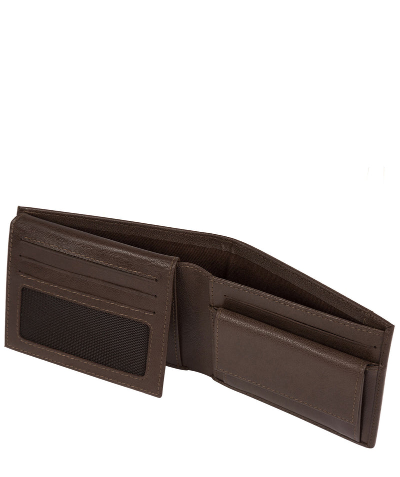 'Njord' Dark Brown Leather Bi-Fold Wallet image 4