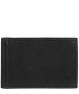 'Heidrun' Black Leather Bi-Fold Card Holder image 1